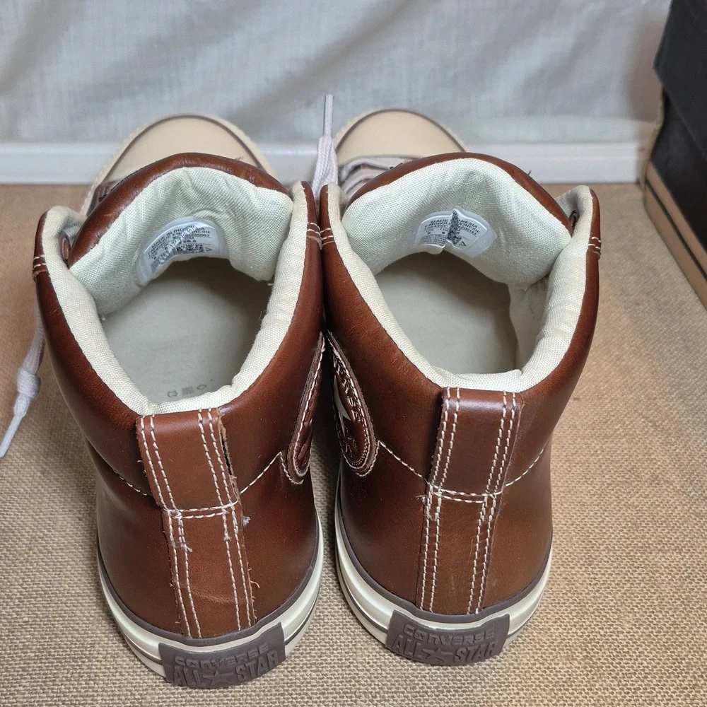 Converse Chuck Taylor All Star Street SLP-Mid•Pinecone•Leather•Men's 8 - Picture 12 of 13
